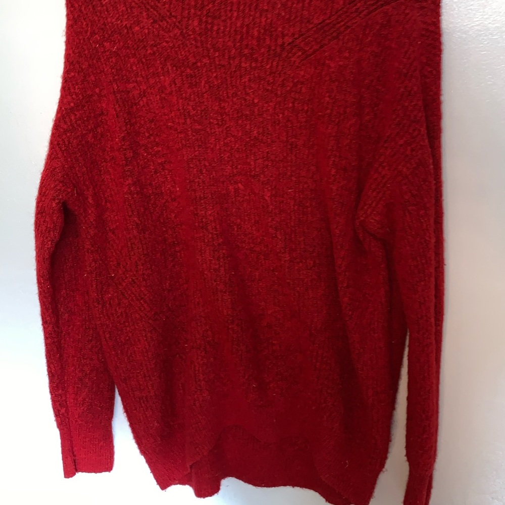 red sweater-S